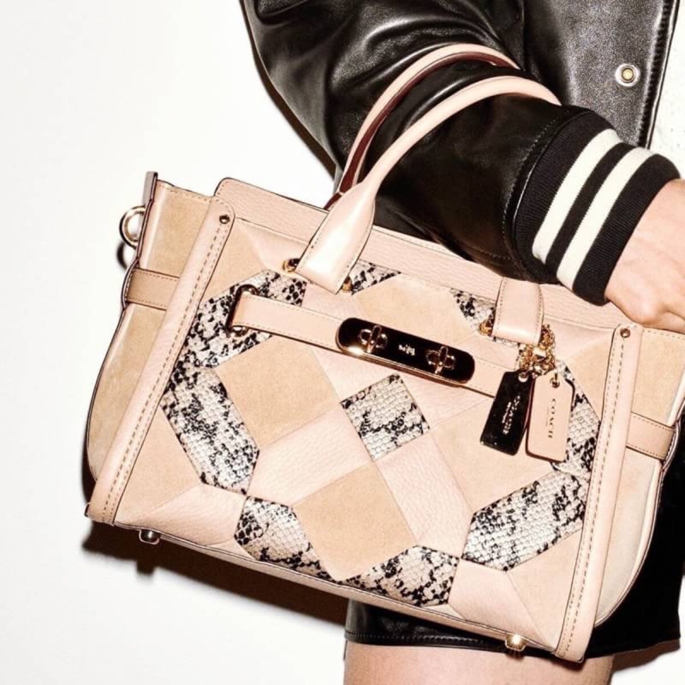 Coach Patchwork Swagger Bag